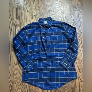 Brooks Brothers Navy Plaid Men's Shirt